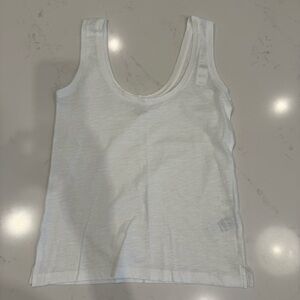 NWT J Crew Relaxed Fit Vintage Cotton Tank White XS